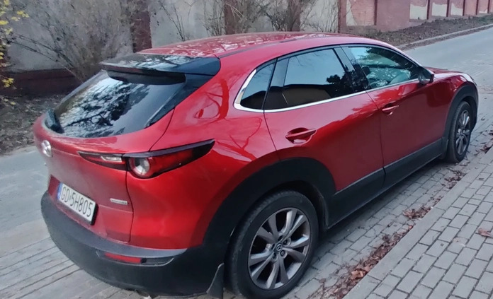 Mazda CX-30 cena 105000 przebieg: 97500, rok produkcji 2020 z Gdańsk małe 4